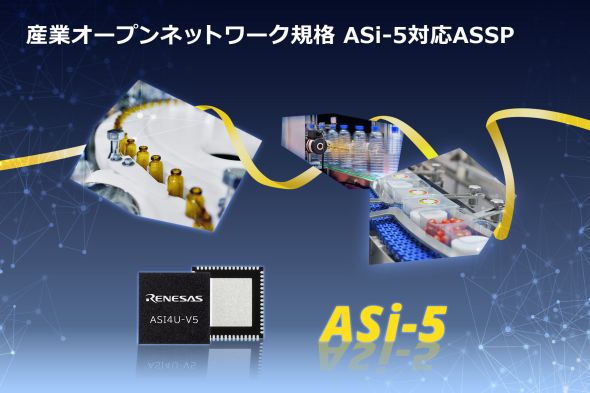 96台の機器を接続するASi-5対応ASSP