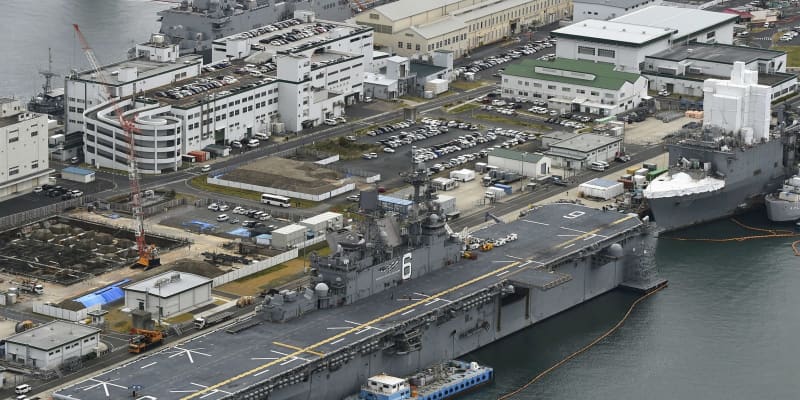 米海軍、最新の強襲揚陸艦を配備　長崎・佐世保基地