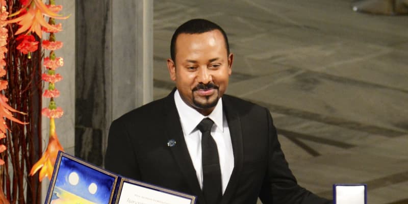 平和賞エチオピア首相「壁壊す」　隣国と和平、政治的解決訴える