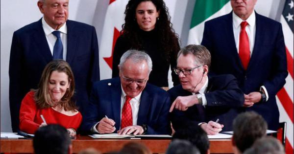 新NAFTA修正案　米国、カナダ、メキシコが署名　20年発効へ前進