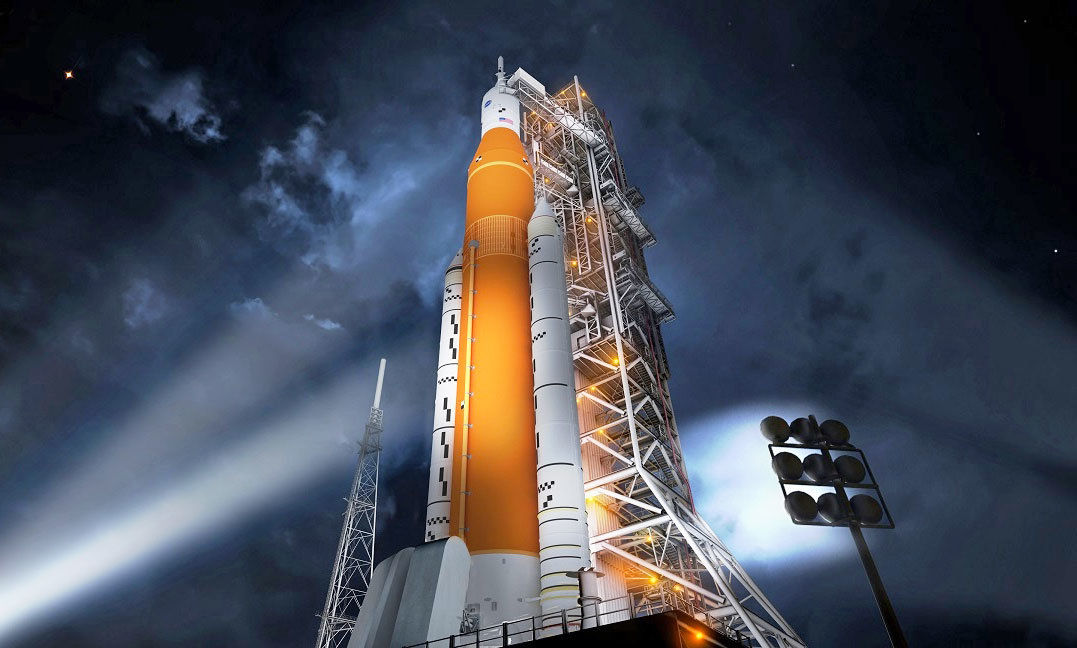 NASA、大型ロケットSLS燃料タンクの破壊検査を実施。構造上の限界値把握で後の設計改善に活用