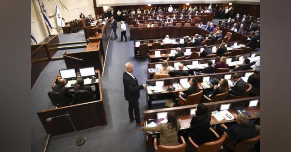 イスラエル国会解散、１年で３度目の選挙へ