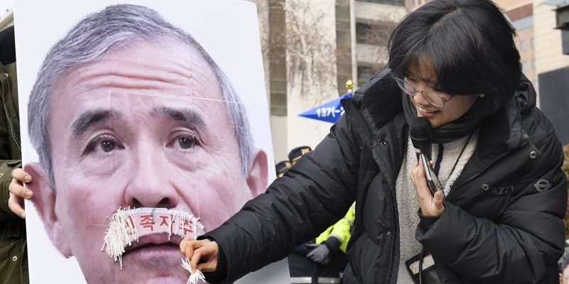 ソウルで駐韓米大使糾弾の集会　「斬首競演大会」と銘打つ