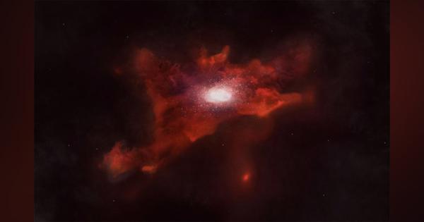宇宙初期の巨大炭素ガス雲　アルマ望遠鏡で発見―国立天文台など：時事ドットコム
