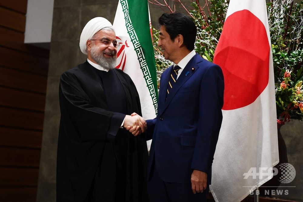 イラン大統領が来日、首相と会談 米の核合意離脱を改めて非難