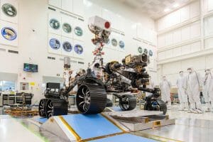 来年打ち上げ予定の火星探査車「マーズ2020」がテスト走行を実施