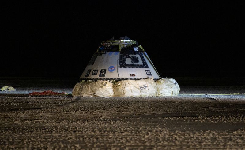 米ボーイングの宇宙船、ステーションへの接続失敗　着陸は成功