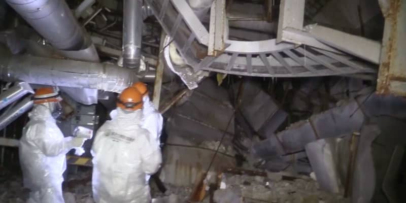 福島原発3号機の詳細映像公開　大破の建屋、規制委立ち入り調査