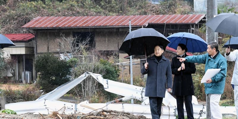 両陛下、初の被災地訪問　台風被害の宮城・福島へ