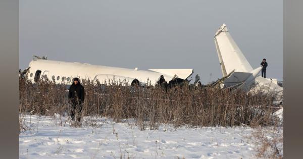 カザフのアルマトイ付近で旅客機が墜落、12人死亡　約100人搭乗