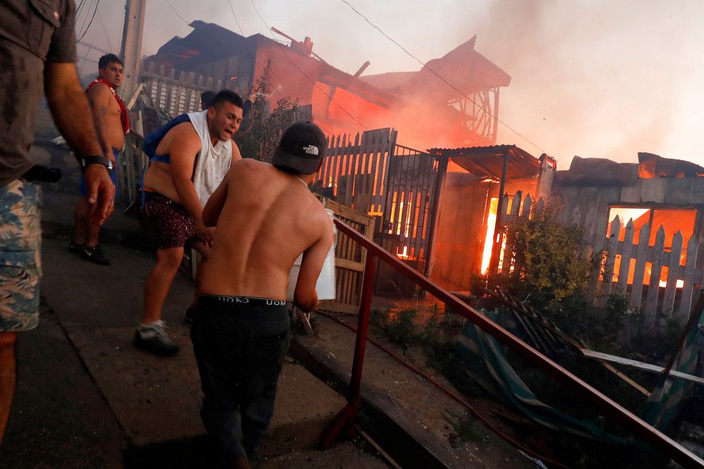 大火災、原因は放火　チリ：時事ドットコム