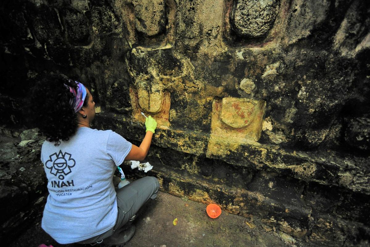 メキシコ東部でマヤ文明の宮殿発見、1000年余り前に居住か