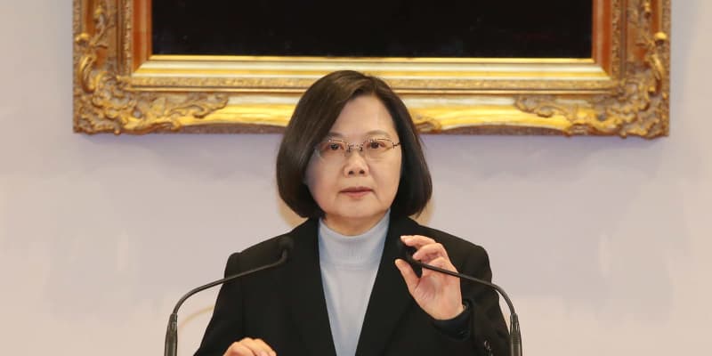 台湾総統、一国二制度を断固拒否　中国に対抗で団結訴え