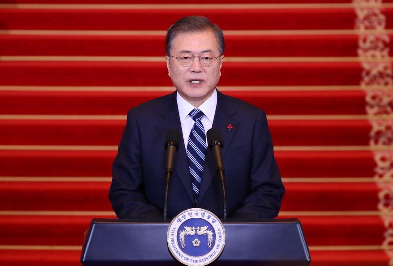 南北関係改善探る必要、輸出制限撤回なら日韓発展も＝韓国大統領