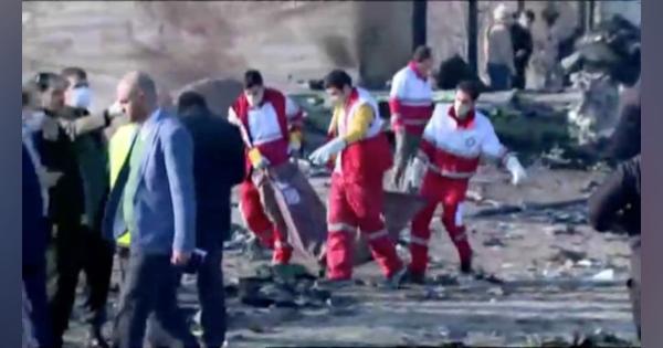 イランでウクライナ機が離陸直後墜落、エンジン故障か　176人死亡