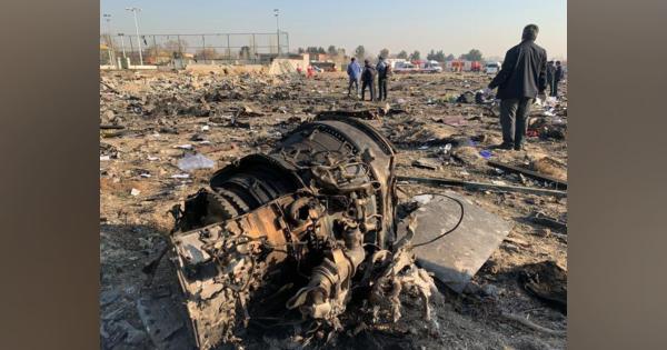 ウクライナ機がイランで墜落　１８０人搭乗