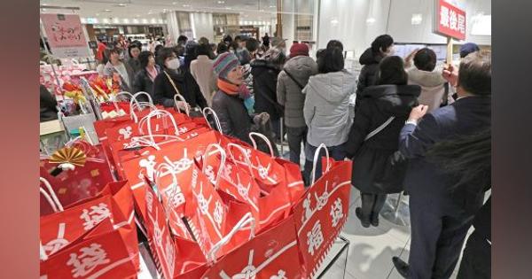 道内百貨店、初売り低調　増税影響　冬物衣料も不振