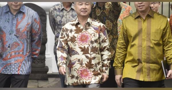 孫会長、ジョコ大統領と会談　インドネシア新首都投資も