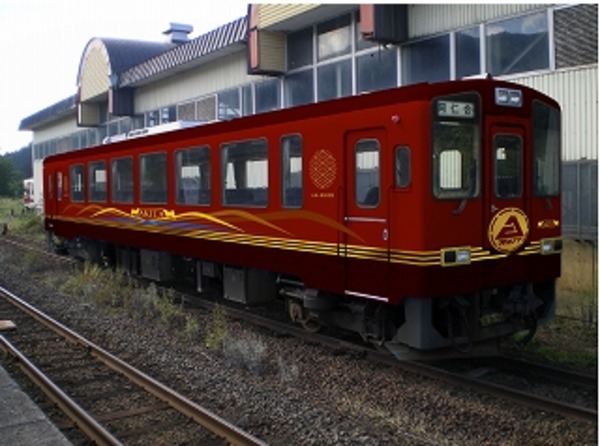 笑顔を乗せて走ってほしい…秋田内陸線の新観光列車『笑EMI』　2月1日から運行