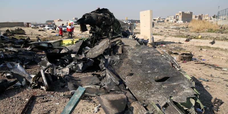 イランが撃墜認める 主張撤回 ウクライナ機 人的ミス