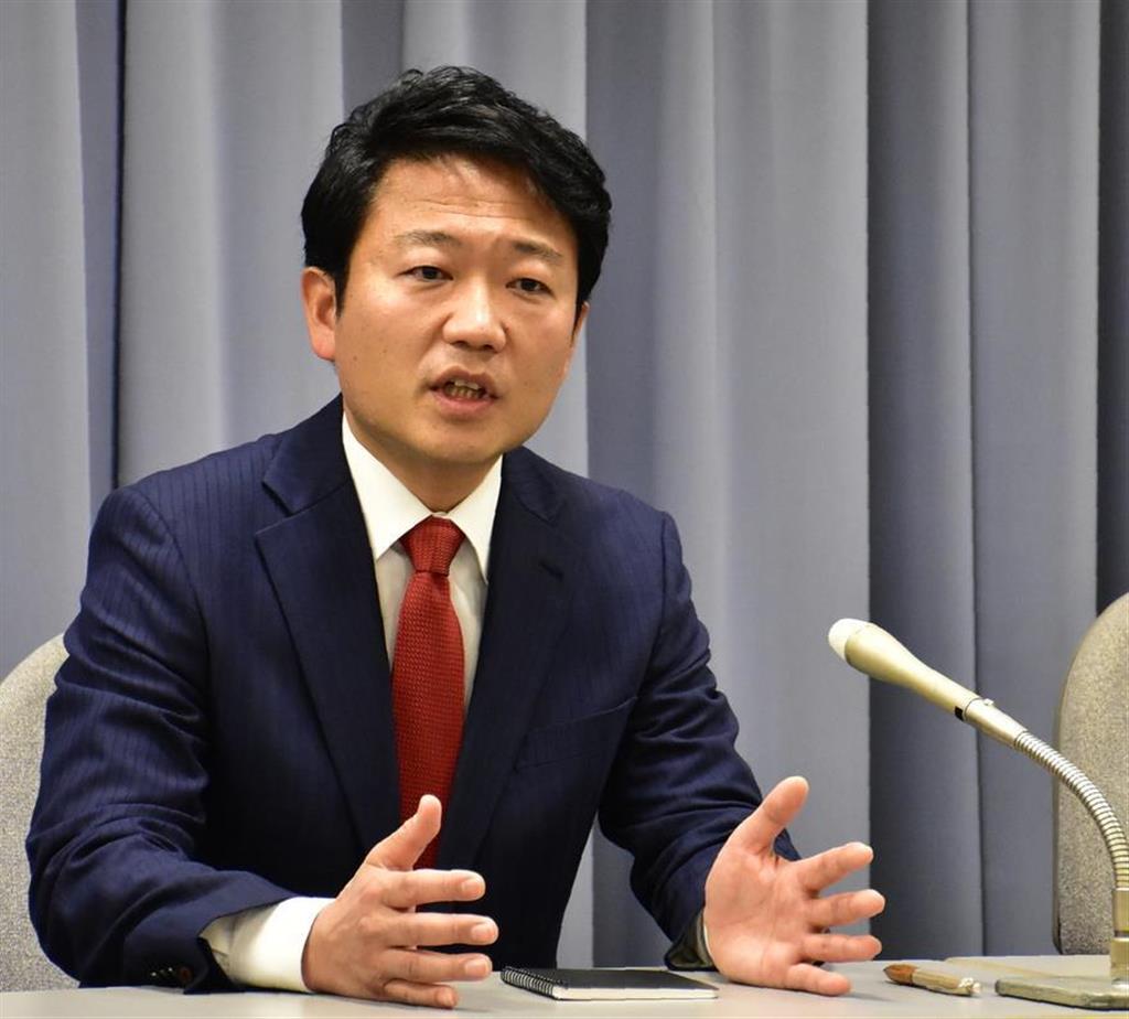 衆院補選に田中健氏が出馬表明　静岡４区、野党統一候補目指す