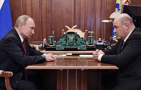 ロシア新首相にミシュスチン氏　プーチン氏提案　内閣総辞職