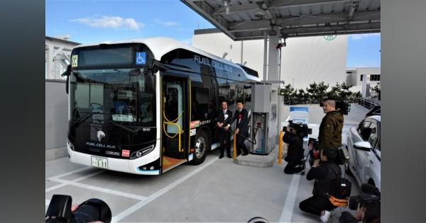 豊洲市場前に燃料電池バス対応の水素供給施設　東京ガスなど開設