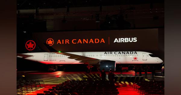 エア・カナダ、A220お披露目　カナダ初導入、16日就航