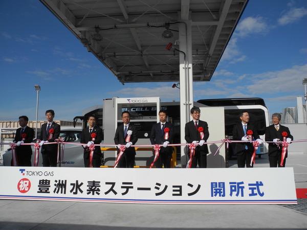 東京・豊洲に水素ステーション…バスにも供給、東京オリンピック・パラリンピックに対応