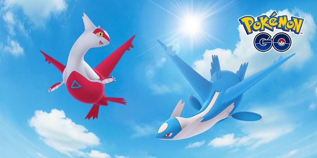 ポケモンGO、ラティアス・ラティオスのレイドウィークエンド発表。25(土)から27(月)まで