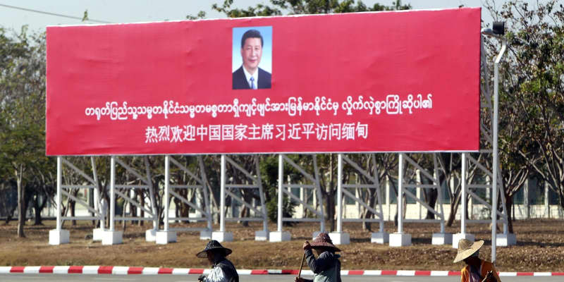 中国の習近平氏、ミャンマー訪問　「一帯一路」で影響力拡大