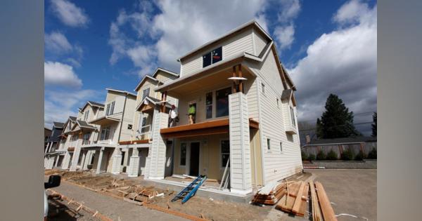 米住宅着工件数、12月は13年ぶり高水準　低金利が後押し