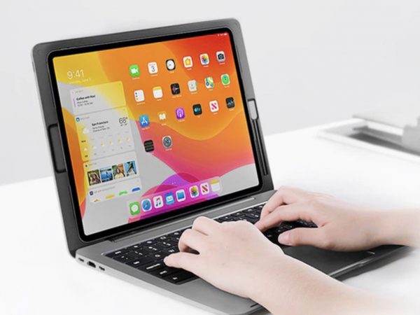 iPad ProをMacBookに変えるキーボード付きケース「doqo」はバッテリーも搭載