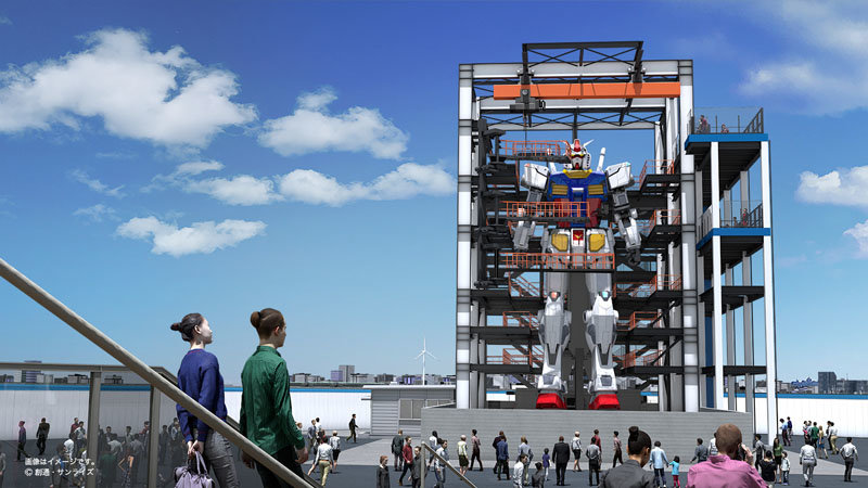 実物大の“動くガンダム”、横浜に現る　10月から一般公開