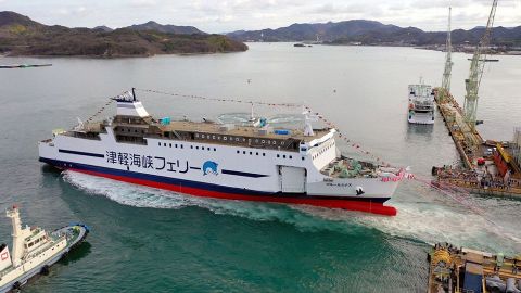 津軽海峡フェリーに新造船６月就航　災害時の緊急輸送に対応