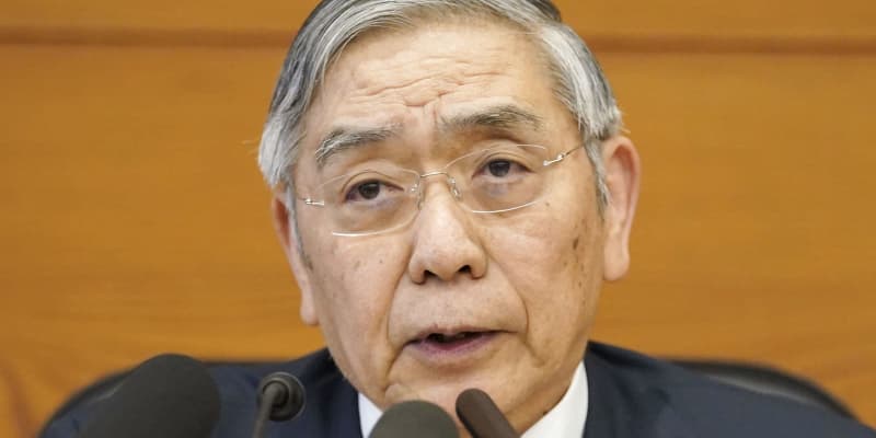 日銀・黒田総裁、景気拡大に自信　「消費減は一時的」