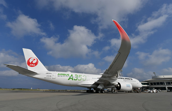 JAL、A350に391席仕様　普通席増で繁忙期投入、20年度国内線計画