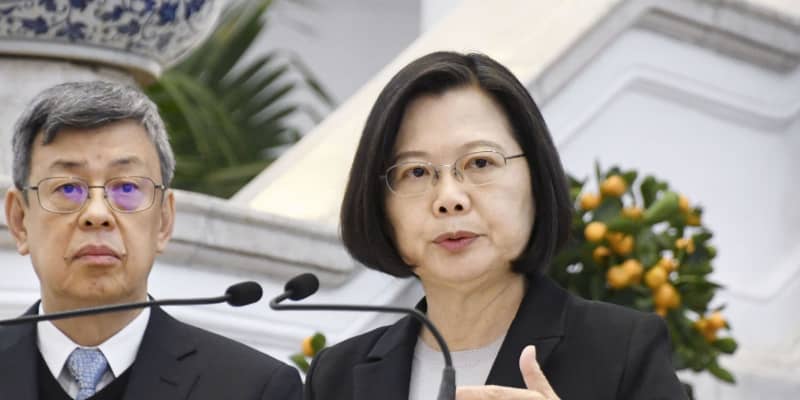中国に感染情報公開を要求、台湾　蔡総統が記者会見
