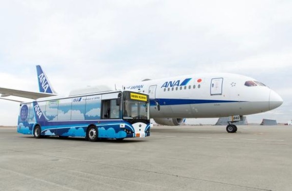 ANA、羽田空港で大型自動運転バス実用化に向けた実証実験開始　2020年内試験運用へ