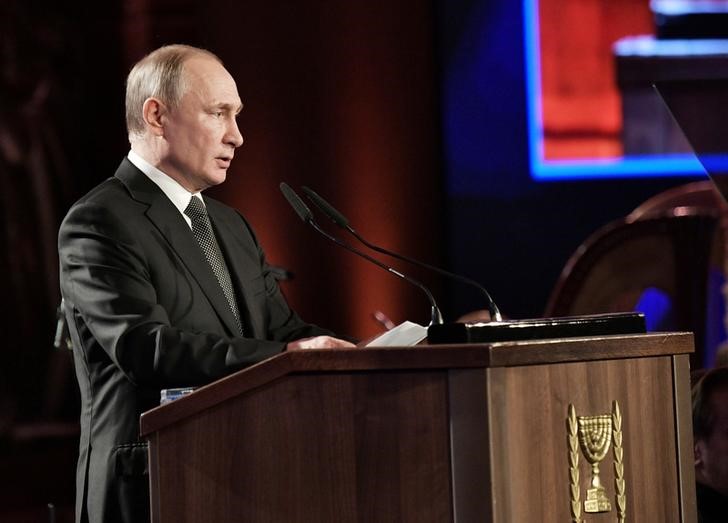 プーチン大統領、安保理常任理事国の首脳会議開催を呼び掛け