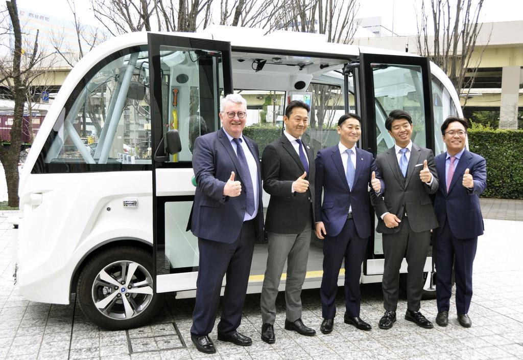 自動運転バス、茨城県境町で４月から運行開始　運転手不足で注目