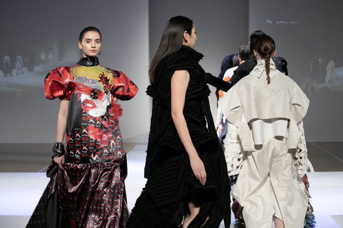 文化ファッション大学院大学（BFGU）2020年修了ショー コレクション