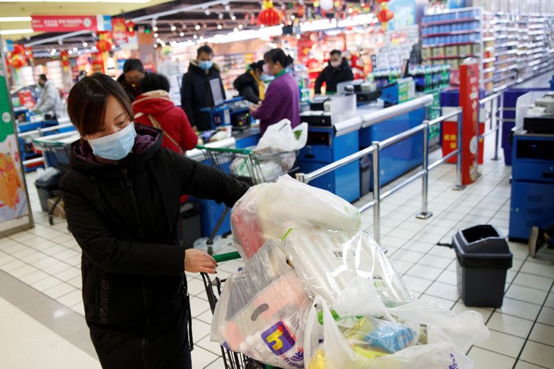 中国成長率、第1四半期は5％割れも　新型肺炎で＝政府エコノミスト
