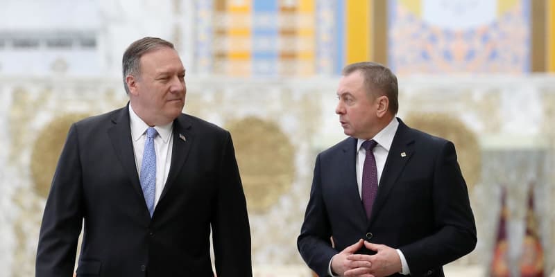 米国務長官がベラルーシ訪問　接近姿勢、ロシアの警戒必至
