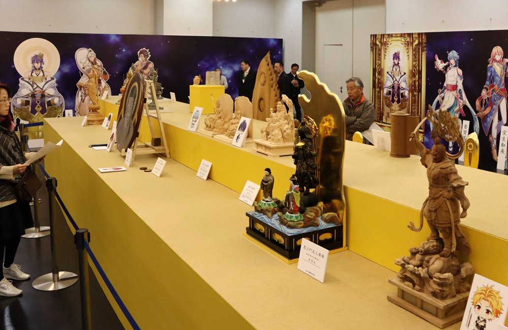 ゲーム・アニメ「なむあみだ仏っ！」とコラボ、京仏壇や京仏具展示