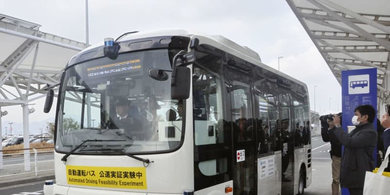 西鉄が北九州で自動運転バス実験　運転手不足対策、実用化目指す