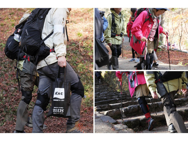 「着るロボット」で山歩きを楽しむツアー--ATOUN製パワードスーツが歩行支援