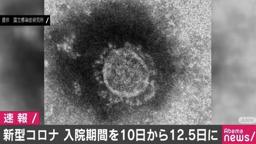 新型コロナウイルス 症状がない感染者の入院期間を10日→12.5日に 厚労省 - AbemaTIMES