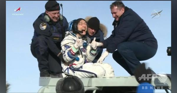 動画：米女性宇宙飛行士、連続滞在記録更新し無事帰還