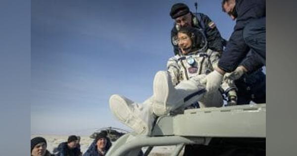 3名を乗せたソユーズ宇宙船が帰還、女性による連続宇宙滞在記録が更新される